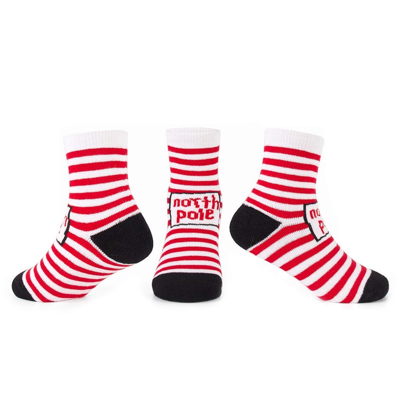 HowJoJo Boys Girls Christmas Socks Kids Warm Socks Winter Thermal Cotton Crew Socks 6 Pack 8-10 years - Image 4